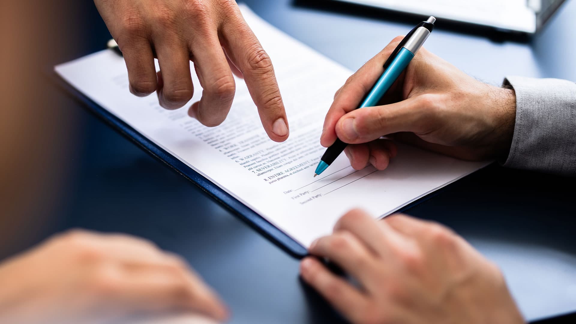 Exchanging contracts